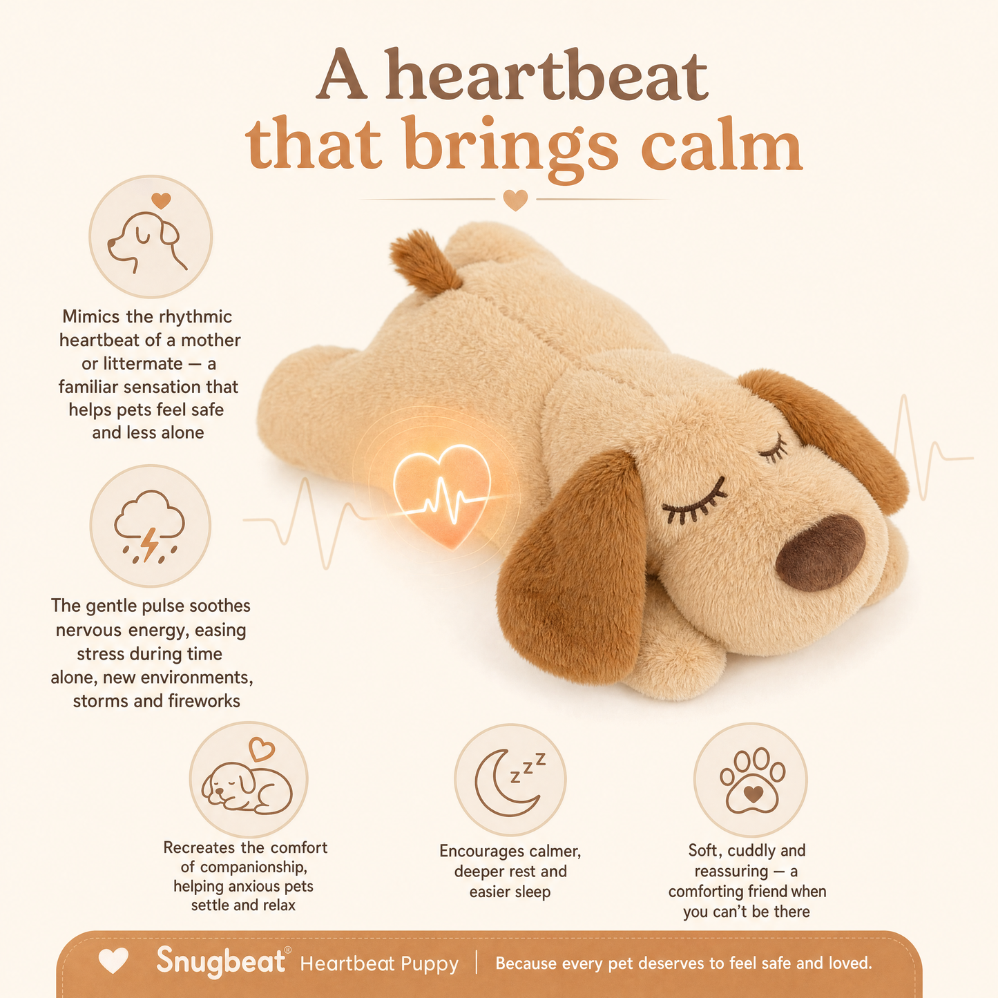 Snugbeat Plush for Anxiety