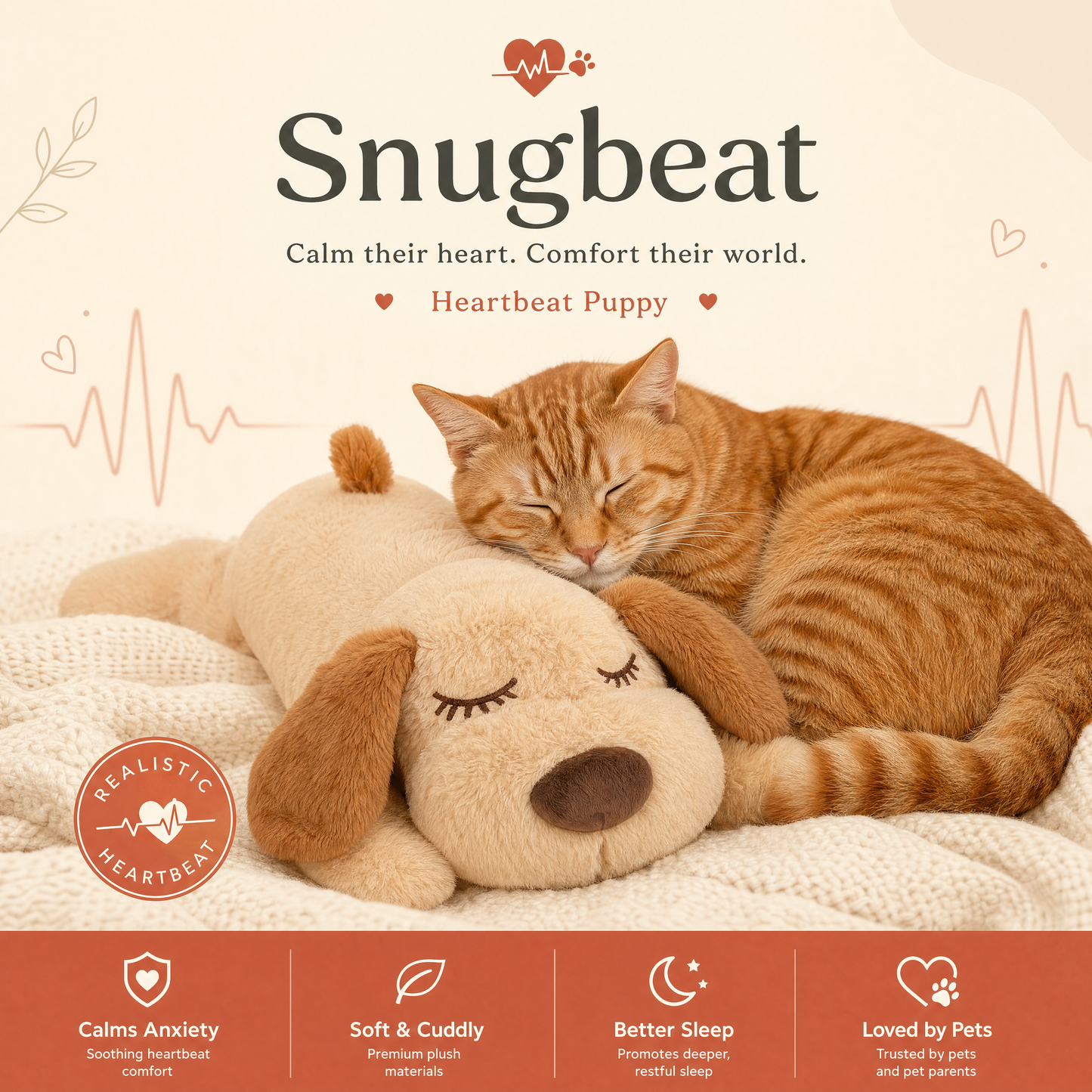 Snugbeat Plush for Anxiety